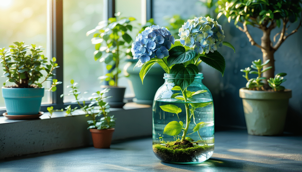 apprenez à bouturer un hortensia dans l'eau grâce à notre méthode facile et nos conseils pratiques pour réussir vos plantations en 2025.