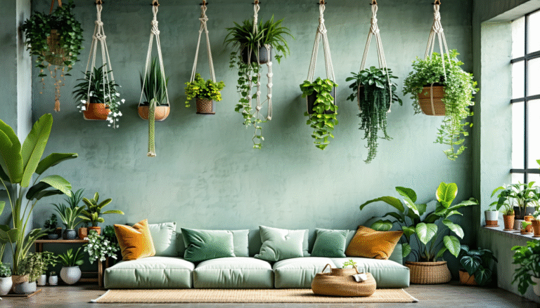 Comment suspendre facilement vos plantes pour décorer votre intérieur