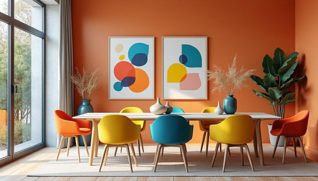 Découvrez les 5 couleurs incontournables pour sublimer votre salle à manger et créer une ambiance chaleureuse et élégante.