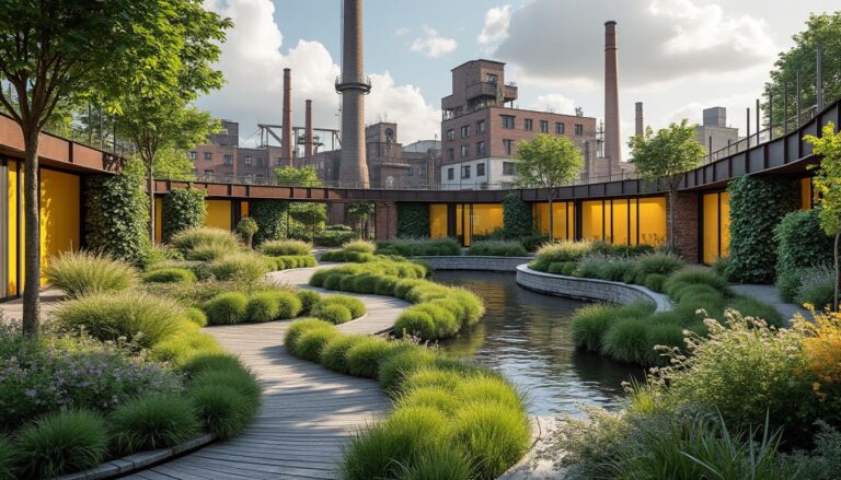 À Rouen, la métamorphose d'une friche industrielle en un jardin urbain innovant débute