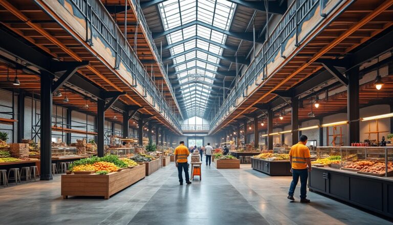 La rénovation des Halles Gourmandes reprend son cours