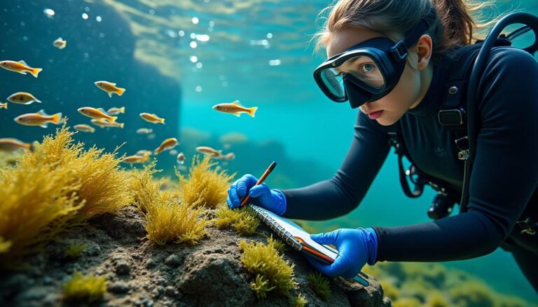 Plongée scientifique au cœur des algues filamenteuses : une chercheuse dévoile leur influence dans les écosystèmes fluviaux