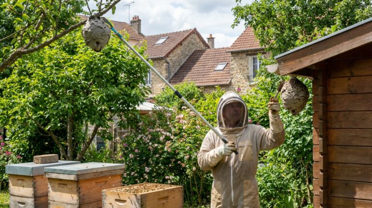 Abeilles et Nuisibles : l'expert francilien pour l’élimination sûre des nids de frelons et guêpes