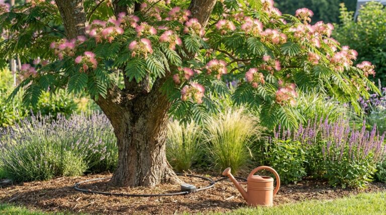 Albizia julibrissin : arbre à soie, conseils de plantation et soin