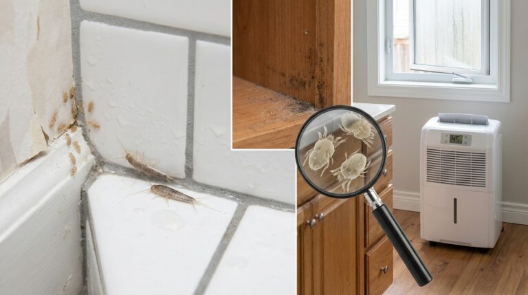 Insectes d’humidité : guide pratique pour les reconnaître et assainir votre maison sur le long terme