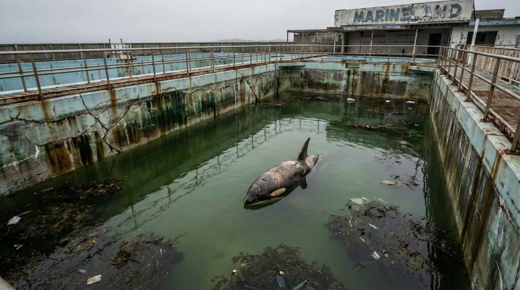 découvrez l'enquête préoccupante sur la dégradation des bassins des orques à marineland, mettant en lumière les conditions alarmantes de cet environnement marin.