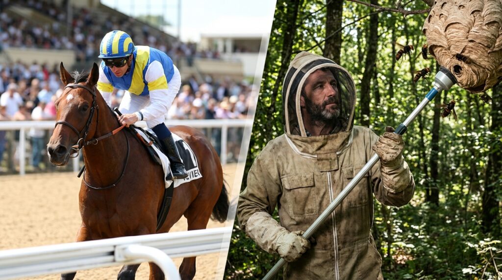 découvrez le parcours étonnant d'olivier peslier, célèbre jockey devenu un chasseur de frelons passionné, et explorez sa transformation inattendue à travers un récit captivant.