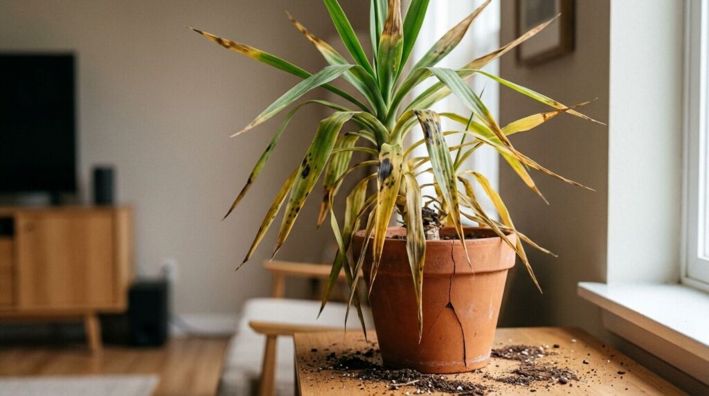 Découvrez notre guide complet pour identifier les symptômes d'un yucca malade et apprendre à le soigner efficacement afin de préserver la santé de votre plante.