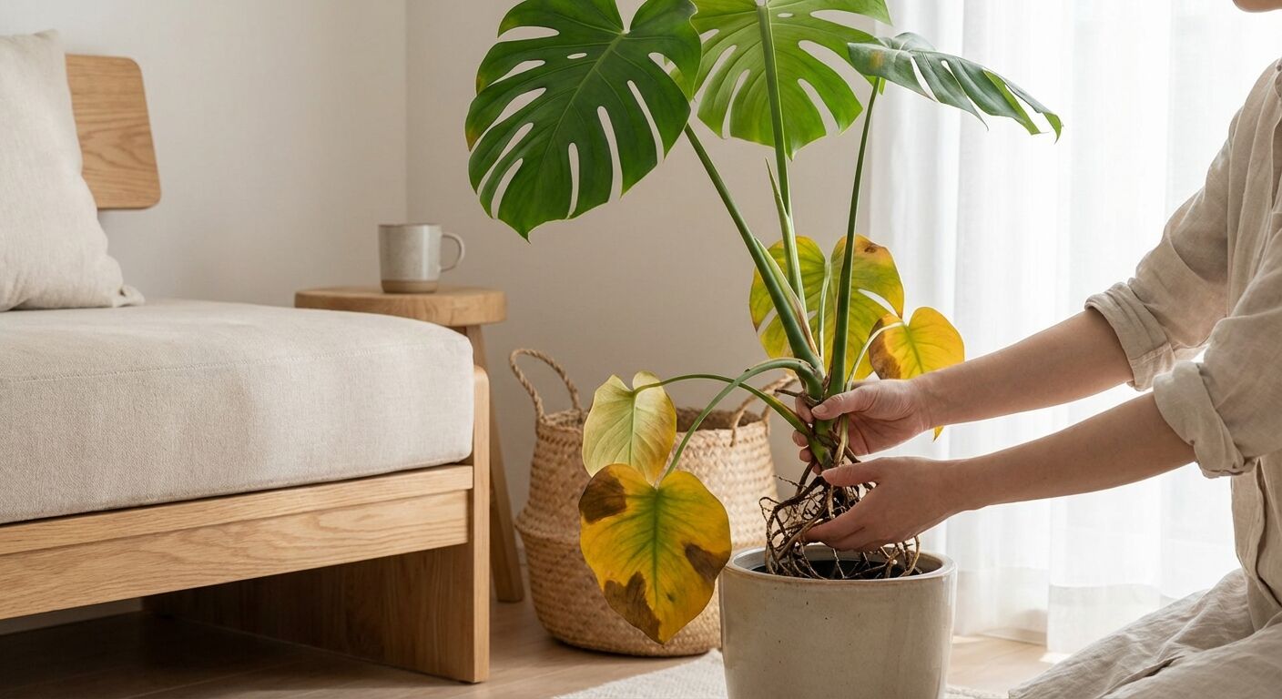 Découvrez comment identifier les causes des feuilles jaunes sur votre Monstera et apprenez les meilleures méthodes pour soigner votre plante et prévenir ce problème efficacement.