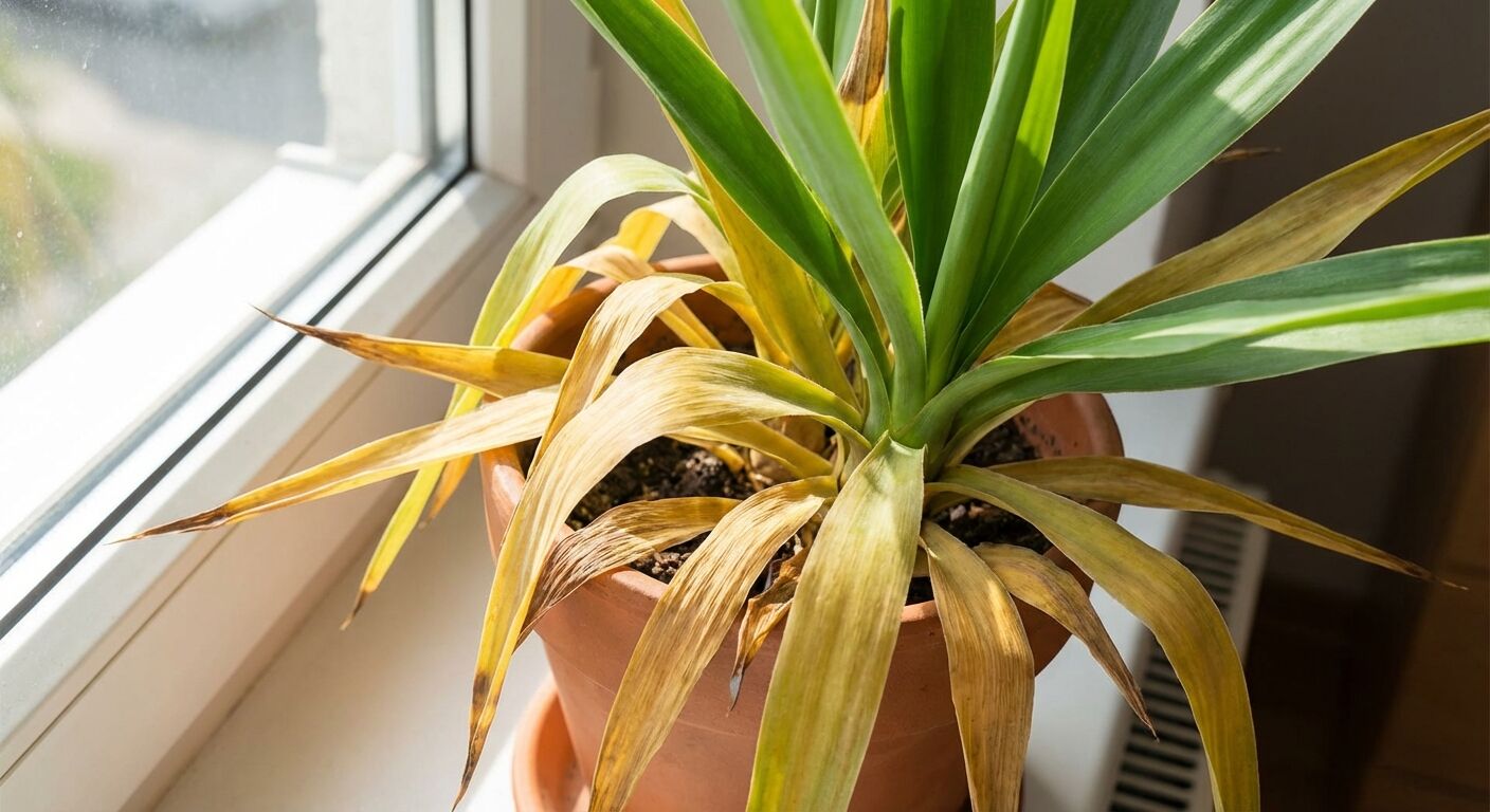 Découvrez comment identifier les symptômes d'un yucca malade grâce à notre guide complet. Apprenez à reconnaître les signes de stress, maladies et parasites pour préserver la santé de votre plante.