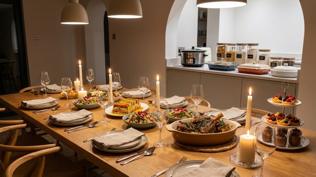 découvrez des recettes simples et savoureuses à préparer la veille pour épater 10 convives sans stress le jour j. gagnez du temps et offrez un repas réussi en toute sérénité !