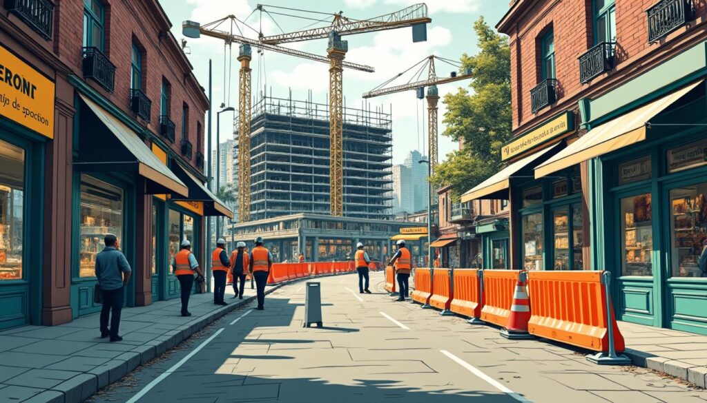 à grenoble, les commerçants alertent sur l’impact d'un grand chantier majeur qui vide leurs boutiques, menaçant la vitalité du commerce local.