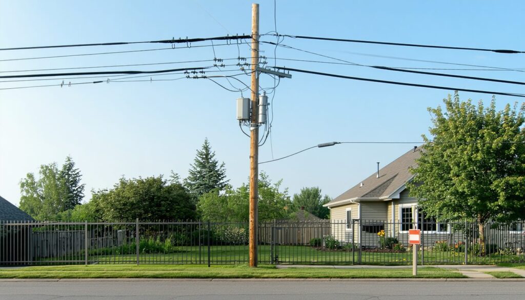 découvrez vos droits concernant l'installation d'un poteau électrique sur votre terrain privé et apprenez les démarches pour obtenir une indemnisation en cas de préjudice.