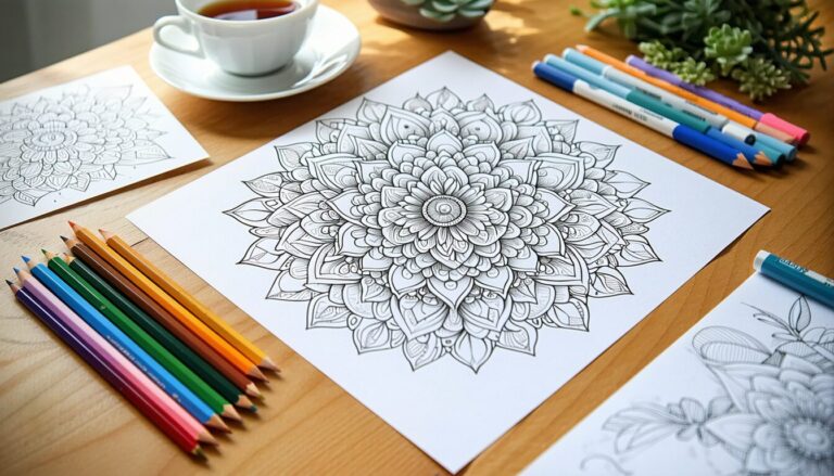 Coloriage Mandala : Un voyage créatif et apaisant