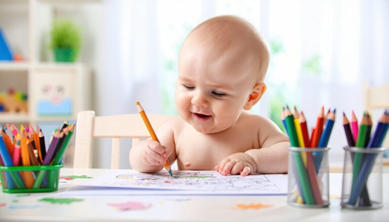 Activité ludique : Coloriage pour bébé