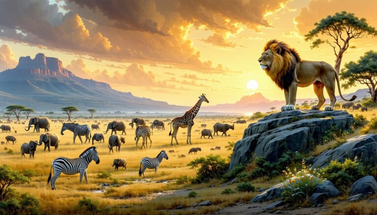 Coloriage Le Roi Lion : Plongez dans l'univers magique de la savane
