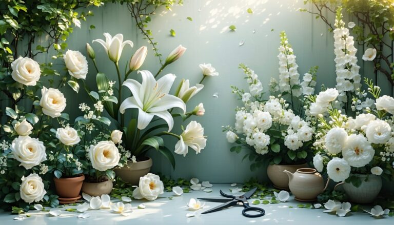 Fleur blanche : symboles, variétés et conseils de culture