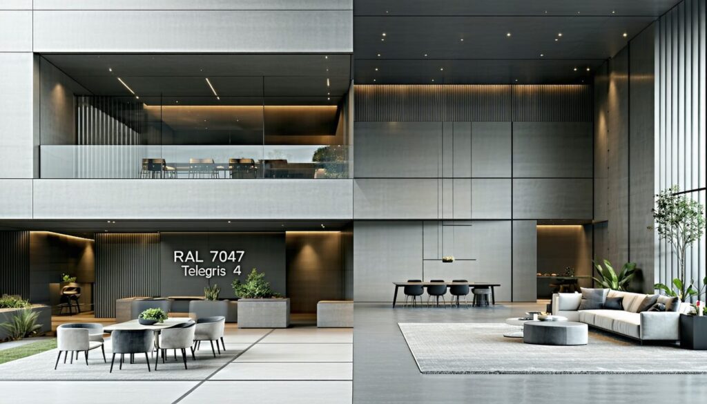 découvrez le ral 7047 telegris 4, un gris caméléon polyvalent et moderne, parfait pour sublimer tous vos projets de design, décoration et architecture.