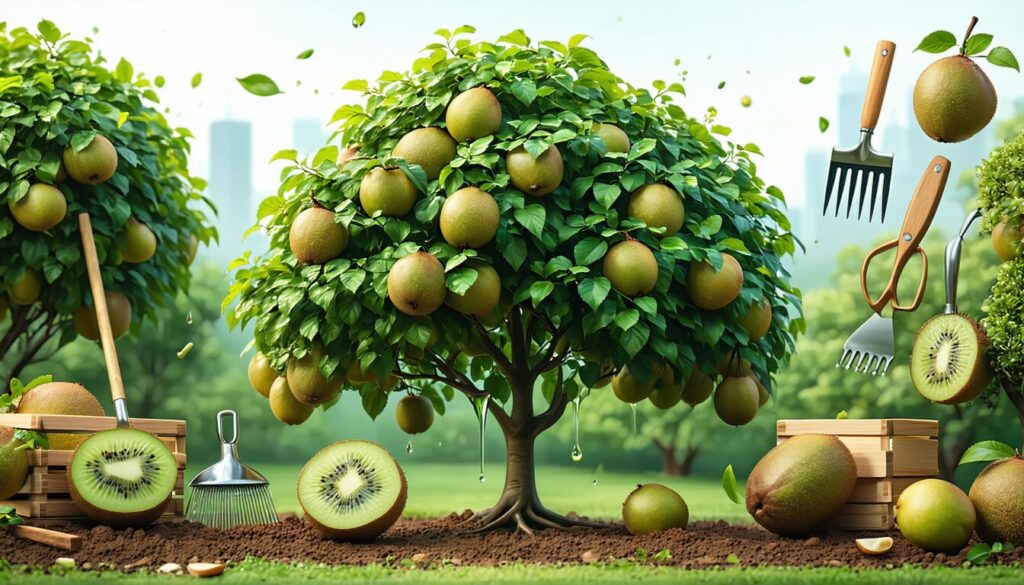découvrez tout ce qu'il faut savoir sur l'arbre du kiwi : conseils pour sa culture, son entretien et les meilleures techniques de récolte pour un fruit savoureux.