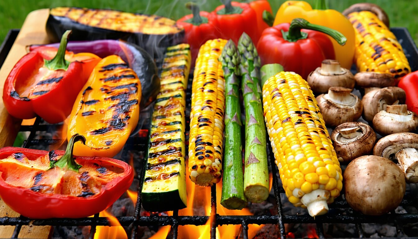 découvrez nos recettes savoureuses de légumes grillés au barbecue pour des délices colorés et sains à partager en famille ou entre amis.