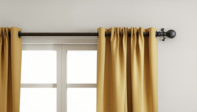 Quelle est la hauteur idéale pour installer une tringle à rideaux ?
